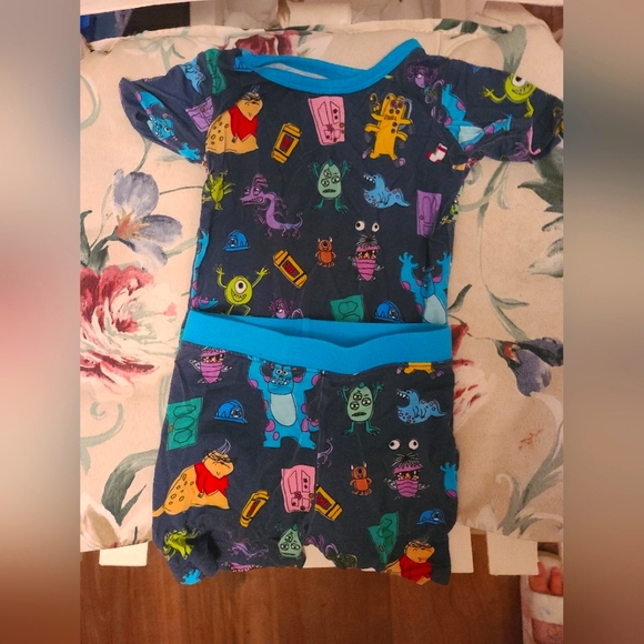 Little Sleepies Other - Little sleepies Disney Monsters inc 2 piece short set 18/24m